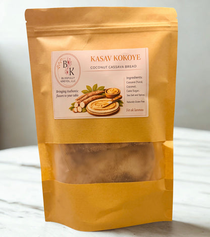 Kasav Kokoye (Coconut Cassava Bread) 1 pack
