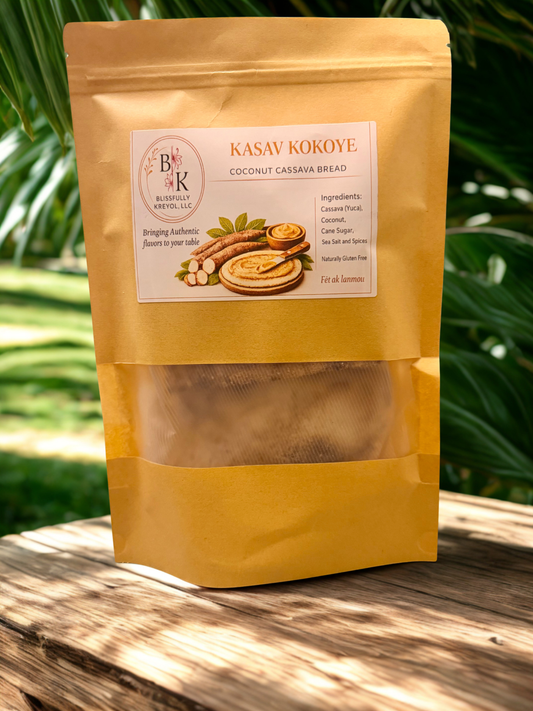 Kasav Kokoye( Coconut Cassava Bread) - 3 pack